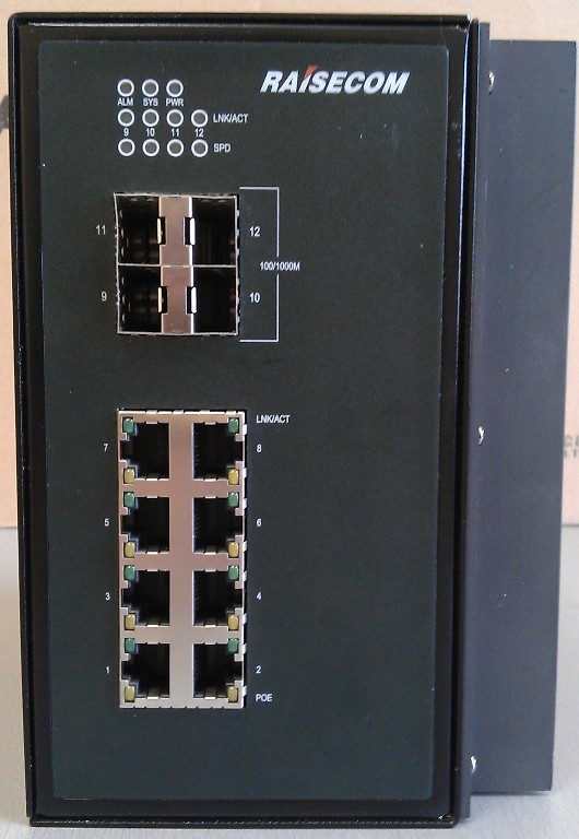 Коммутатор Gazelle S1112i-PWR-4GF-8FE-AC